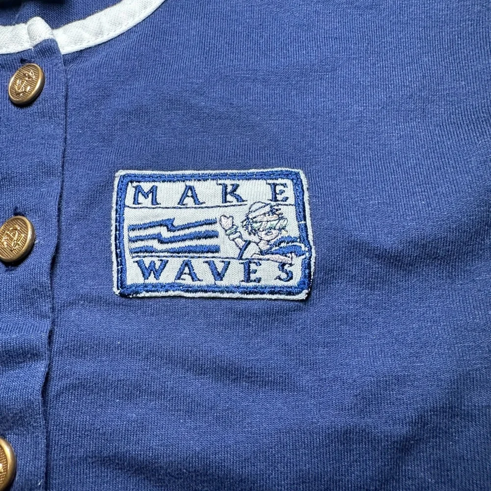Vintage Carters‎ Make Waves Top made in the USA 6 months.